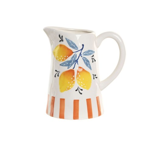 Kryztałowa butelka Home ESPRIT Żółty Niebieski Biały Dolomite Cytrynowa Pomarańczowy Śródziemnomorski 750 ml