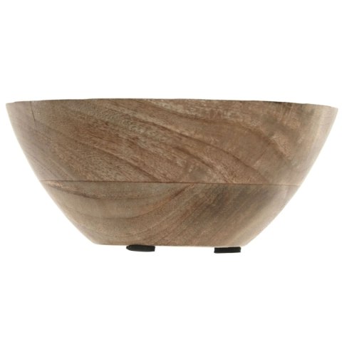 Miska na Przekąski Home ESPRIT Kolor Zielony Naturalny Drewno mango Nowoczesny Lakierowany 15 x 15 x 6,5 cm