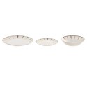 Naczynia Home ESPRIT Biały Kolor Zielony Porcelana 18 Części