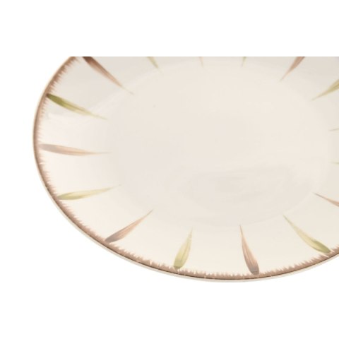 Naczynia Home ESPRIT Biały Kolor Zielony Porcelana 18 Części