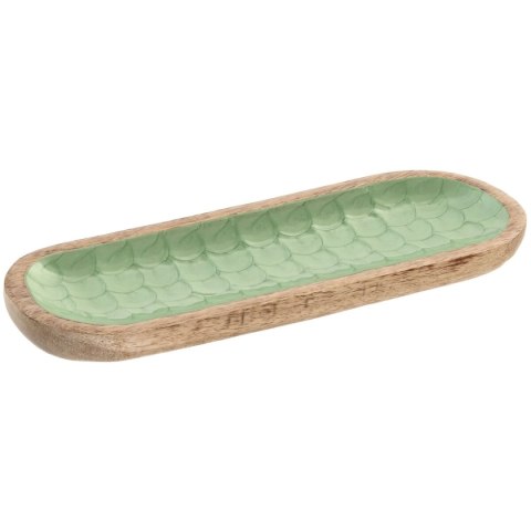 Tacka do przekąsek Home ESPRIT Kolor Zielony Naturalny Nowoczesny