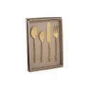 Zastawa stołowa Home ESPRIT Złoty Stal nierdzewna 4,5 X 2 X 21 CM 16 Części