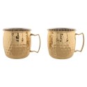 Zestaw 2 kubeczków Home ESPRIT Złoty Loft 480 ml (2 Sztuk)