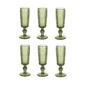 Zestaw kubków Home ESPRIT Kolor Zielony Szkło 135 ml (6 Sztuk)