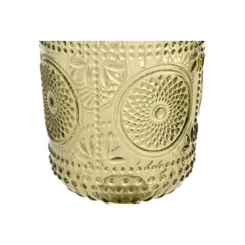 Zestaw kubków Home ESPRIT Kolor Zielony Szkło 135 ml (6 Sztuk)