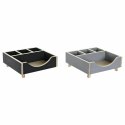 Organizer DKD Home Decor Biurko Drewno (18 x 18 x 7 cm) (2 pcs)