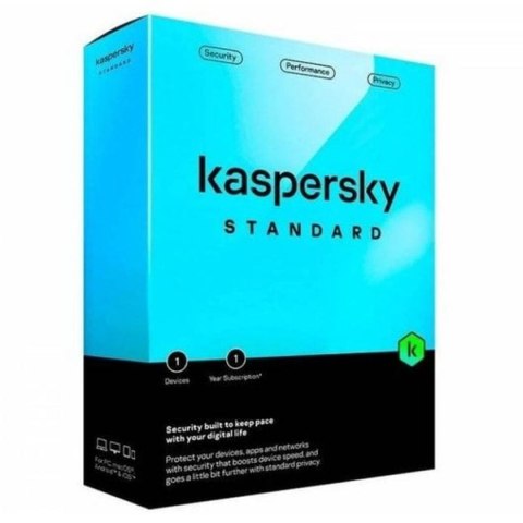 Software do Zarządzania Kaspersky Standard 1 Dispositivo caja 1 año ESP