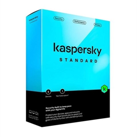 Software do Zarządzania Kaspersky Standard 5 Dispositivo caja 1 año ESP