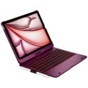 Etui Typecase Edge z klawiaturą do iPad Air 11" M2 2024 / M3 2025 / M4 2026 malinowy