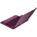 Etui Typecase Edge z klawiaturą do iPad Air 11" M2 2024 / M3 2025 / M4 2026 malinowy