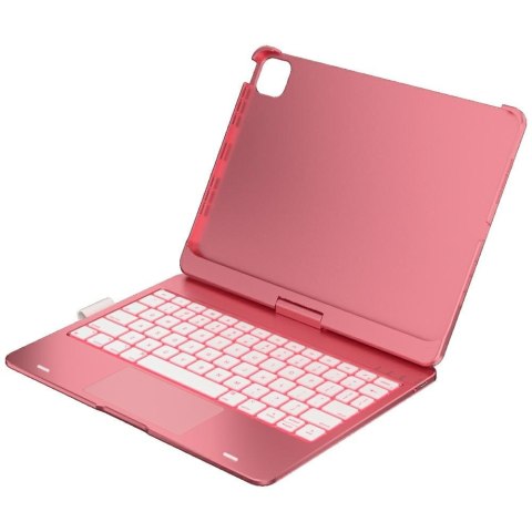 Etui Typecase Flexbook Touch z klawiaturą do iPad Air 11" M2 2024 / M3 2025 / M4 2026 różowy
