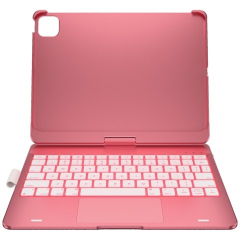 Etui Typecase Flexbook Touch z klawiaturą do iPad Air 11" M2 2024 / M3 2025 / M4 2026 różowy