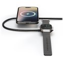 Ładowarka indukcyjna 2w1 Zens Pro 2 + ładowanie Apple Watch Qi2 15W USB-C czarny