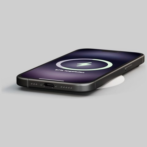 Ładowarka indukcyjna Zens PuK and Play Qi 15W montowana na blacie biały