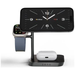 Magnetyczna ładowarka indukcyjna 3w1 Zens Office Charger Pro 3 + ładowanie Apple Watch Qi2 15W