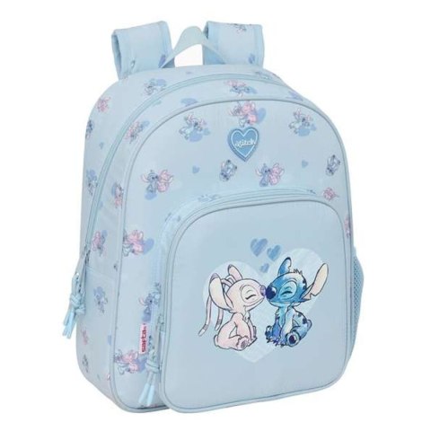 Plecak szkolny Lilo & Stitch Jasnoniebieski 28 x 34 x 10 cm