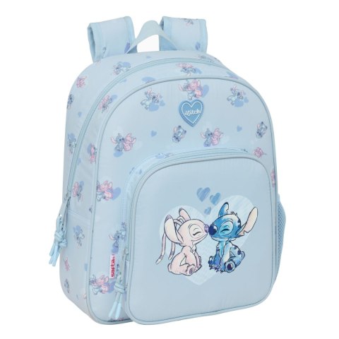 Plecak szkolny Lilo & Stitch Jasnoniebieski 28 x 34 x 10 cm