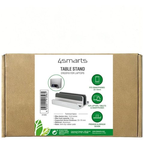 Podstawka stołowa ErgoFix do laptopów srebrna