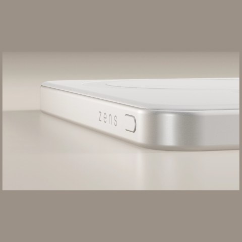 Powerbank Zens Pro 1 Slim MagSafe Qi2 15W USB-C 5000 mAh biały