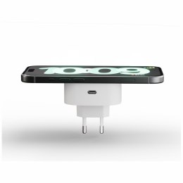 Sieciowa magnetyczna ładowarka indukcyjna Zens Qi 15W USB-C 18W biały