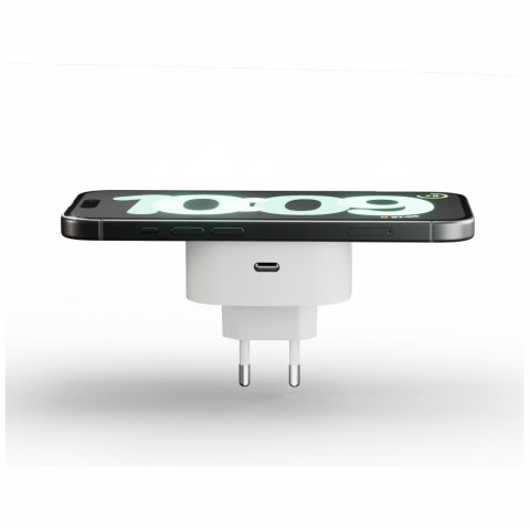 Sieciowa magnetyczna ładowarka indukcyjna Zens Qi 15W USB-C 18W biały