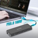 Stacja ładująca 4smarts SmartDock 11w1 4xUSB-A/USB-C/RJ45/Audio/Mic/HDMI