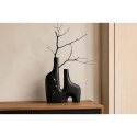 Wazon Home ESPRIT Czarny Aluminium Abstrakcyjny Nowoczesny 30 x 5 x 40 cm