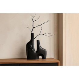 Wazon Home ESPRIT Czarny Aluminium Abstrakcyjny Nowoczesny 30 x 5 x 40 cm