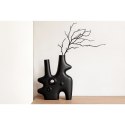Wazon Home ESPRIT Czarny Aluminium Abstrakcyjny Nowoczesny 30 x 5 x 40 cm