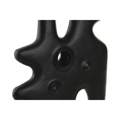Wazon Home ESPRIT Czarny Aluminium Abstrakcyjny Nowoczesny 30 x 5 x 40 cm