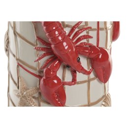 Wazon Home ESPRIT Czerwony Krem Ceramika Śródziemnomorski 20 x 17 x 30 cm