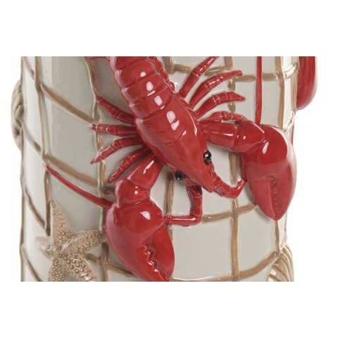 Wazon Home ESPRIT Czerwony Krem Ceramika Śródziemnomorski 20 x 17 x 30 cm