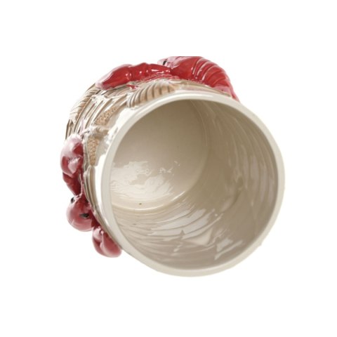 Wazon Home ESPRIT Czerwony Krem Ceramika Śródziemnomorski 20 x 17 x 30 cm