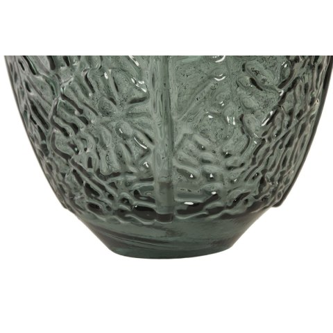 Wazon Home ESPRIT Kolor Zielony Szkło z recyklingu Tropikalny Liść roślin 29 x 29 x 59 cm