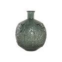 Wazon Home ESPRIT Kolor Zielony Szkło z recyklingu Tropikalny Liść roślin 32 x 32 x 43 cm