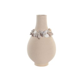 Wazon Home ESPRIT Krem Ceramika Śródziemnomorski 19 x 19 x 33 cm