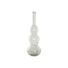 Wazon Home ESPRIT Przezroczysty Szkło z recyklingu Miejska 33 x 33 x 100 cm