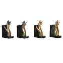 Zarážka na knihy DKD Home Decor 22 x 8,5 x 17 cm Żywica (2 Sztuk)
