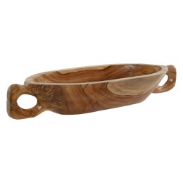 Dekoracja na Stół Home ESPRIT Brązowy drewno tekowe 65 x 22 x 10 cm