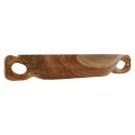 Dekoracja na Stół Home ESPRIT Brązowy drewno tekowe 65 x 22 x 10 cm