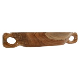 Dekoracja na Stół Home ESPRIT Brązowy drewno tekowe 65 x 22 x 10 cm