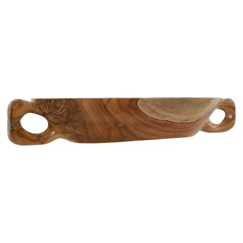 Dekoracja na Stół Home ESPRIT Brązowy drewno tekowe 65 x 22 x 10 cm