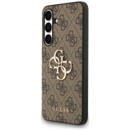 Etui Guess Big 4G Classic Logo do Samsung Galaxy S25 FE brązowy