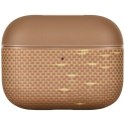 Etui PITAKA Aramid Fiber do AirPods Pro 3 golden glin