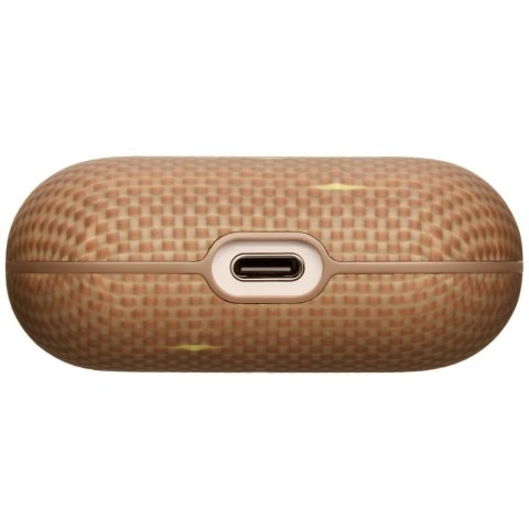 Etui PITAKA Aramid Fiber do AirPods Pro 3 golden glin