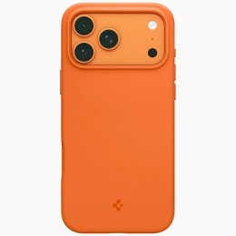 Etui Spigen Silicone Fit MAG MagSafe do iPhone 17 Pro Max pomarańczowy