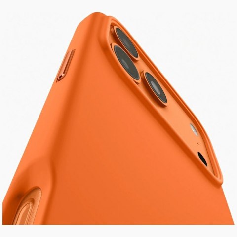 Etui Spigen Silicone Fit MAG MagSafe do iPhone 17 Pro Max pomarańczowy