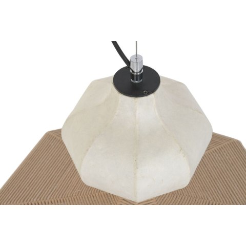 Lampa Sufitowa Home ESPRIT Biały Naturalny Papier Stal 50 X 50 X 40,6 CM