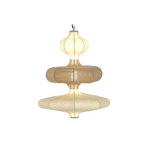 Lampa Sufitowa Home ESPRIT Biały Naturalny Papier Stal 50 X 50 X 60,6 CM