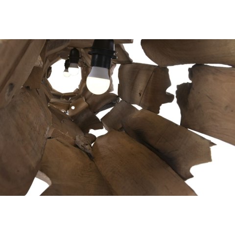 Lampa Sufitowa Home ESPRIT Brązowy Drewno Żelazo drewno tekowe 50 W 180 X 33 X 33 CM